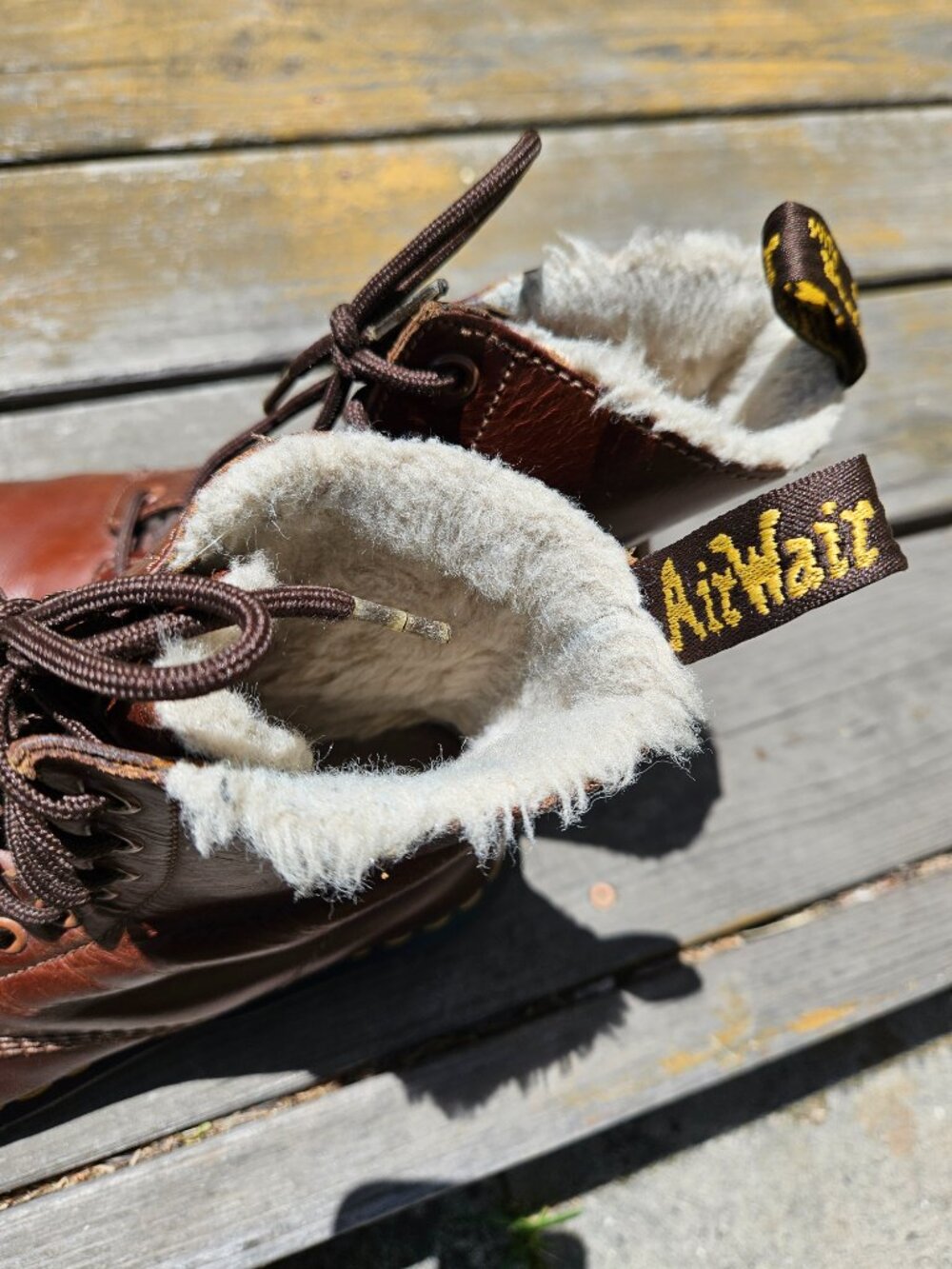 Dr Marten 1460 Serena Boots brown size 9 - Picture 6 of 8